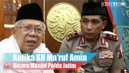 Video: Ketika KH Ma'ruf Amin Bicara Masjid Polda Jatim