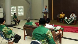 Paslon Qosim-Alif Silaturahmi dengan PD Muhammadiyah Gresik