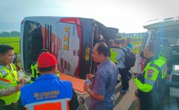 Kecelakaan Maut Bus Eka Tabrak Truk di Tol Nganjuk, Dua Orang Tewas