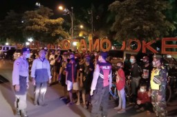 Pandemi Covid-19, Kerumunan Pesepeda di Kota Mojokerto Dibubarkan
