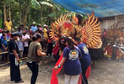 Para Pegiat Seni Jaranan Banyuwangi Melepas Kangen Tampil di Hajatan