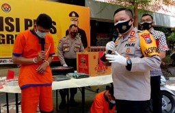 Komplotan Pembobol Konter HP hingga Minimarket di Gresik Diringkus