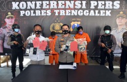 Kompak Edarkan Pil Koplo, Tiga Sahabat di Trenggalek Diringkus