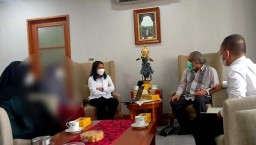Korban Dugaan Pelecehan Seksual di Kota Batu Bertemu Menteri PPPA
