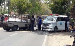 Ambulans Tabrak Pikap di Ponorogo, Pasien dan Empat Orang Terluka