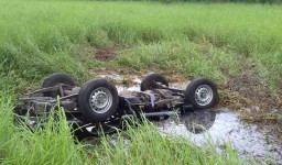 Pikap yang Ditumpanginya Terbalik di Rawa, Siswi Magang Tewas