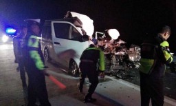 Kecelakaan di Tol Madiun-Nganjuk, Lima Orang Tewas