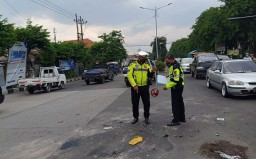 Pemotor Wanita Tewas dalam Kecelakaan di Sidoarjo