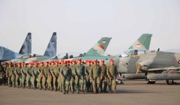 Ribuan Prajurit TNI AU dari 18 Skadron Berlatih Perang di Langit Jatim