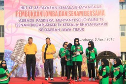 Begini Serunya Ibu-Ibu Korwil Bhayangkari se-Jawa Timur Adu Kreasi 