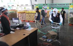 Satu Karyawan Lumbung Pangan Jatim  Terkonfirmasi Covid -19? Lockdown?