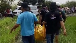 Mayat Perempuan Misterius Mengambang di Sungai Sidomojo Sidoarjo