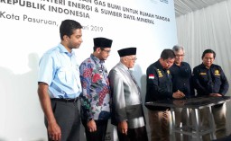 Resmikan Jaringan Gas di Pasuruan, Ini Janji Menteri ESDM
