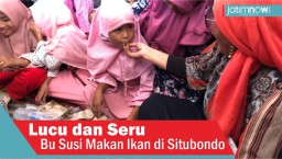 Video: Lucu & Serunya Makan Ikan Bareng Bu Susi di Situbondo