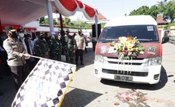 24 Mobil Respon Cepat Vaksin Merdeka di Surabaya Diluncurkan