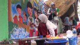 Mural Hari Bumi dari Tanah Majapahit