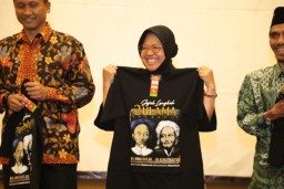 Wali Kota Risma Nobar Film Jejak Langkah 2 Ulama Muhammadiyah & NU