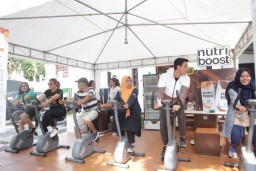 Ajak Anak Muda Surabaya Gowes Sepeda Statis Sambut Sumpah Pemuda