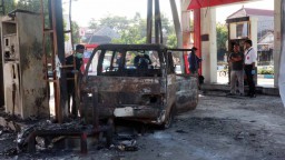 Ini Temuan Tim Labfor di SPBU Sinduro Ponorogo yang Terbakar