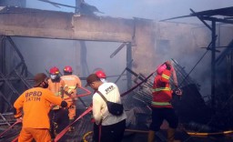 Pabrik Petis di Kota Pasuruan Ludes Terbakar