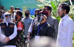 Presiden Jokowi Kunjungi Pasar Pelayanan Publik di Banyuwangi