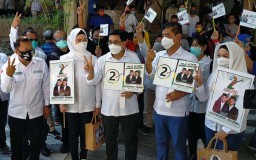 Hasil Survei Unggul 17,6%, Banyak Warga Ingin Bertemu Machfud-Mujiaman