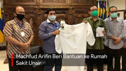 Video: Machfud Arifin Beri Bantuan ke Rumah Sakit Unair