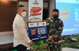 5000 Paket Sembako Disumbangkan Pansaka Melalui Kodam V Brawijaya
