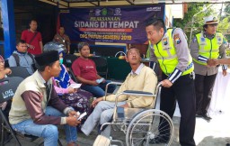 Ketika Korban Kecelakaan Dihadirkan dalam Operasi Patuh di Pasuruan