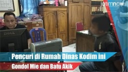 Video:  Satroni Rumah Dinas Kodim Cuma Curi Mie dan Batu Akik