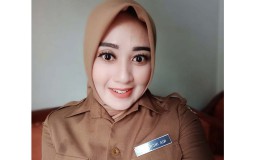 Cantiknya Pejabat Desa di Bojonegoro ini, Bikin Warga Gagal Fokus