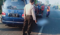 Pejalan Kaki Tewas Tertabrak Motor di Mojokerto