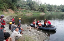 Pelajar SMP Dilaporkan Tenggelam di Sungai Bengawan Solo Ngawi