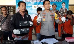 Dua Pelaku Curanmor Digerebek saat Asyik Mengisap Sabu