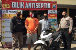 Curi Motor di Mojokerto, Pria asal Pasuruan Diringkus saat Ngopi