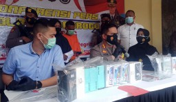 Bobol Toko Handphone di Ponorogo, Residivis Penadah Diringkus di Lampung