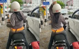 Viral Video Pemotor Wanita Joget saat Berkendara: Tarik Sis..Semongko!