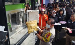 Sabu Puluhan Kilogram Hingga Ratusan Butir Ekstasi Dimusnahkan