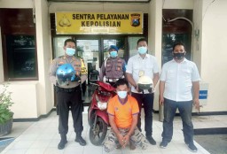Rakusnya Pencuri ini, Dalam Satu Bulan Gondol 50 Helm
