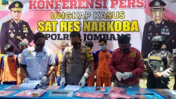 Dalam Sebulan, 9 Pengedar dan 3 Pengguna Narkoba di Jombang Diringkus