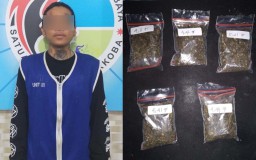 Pengedar Narkoba di Surabaya Digerebek, 5 Paket Ganja Siap Edar Disita