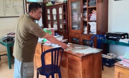 Pengedar Narkoba Rusak Kantor Desa di Blitar