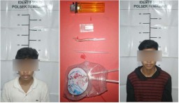 Asik Pesta Sabu di Semak-semak, Dua Pemuda Diringkus Polisi