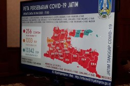 63 Pasien Positif Covid-19 di Jatim Sembuh, 171 Masih Dirawat
