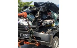 Pikap Tabrak 'Pantat' Truk di Tol Gempol-Pasuruan, Satu Orang Tewas