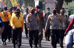 Polisi Jatim Napak Tilas di Bumi Majapahit