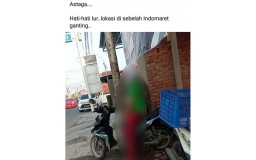 Polisi Buru Pria Onani di Tepi Jalan Sidoarjo