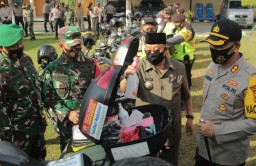 Polres Blitar Kota Luncurkan Program Tukarkan Maskermu