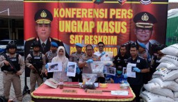 Ratusan Karung Pupuk Palsu asal Mojokerto Disita di Sidoarjo