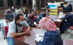 Satu Reaktif, 33 Polisi di Polres Ponorogo Dirapid Test